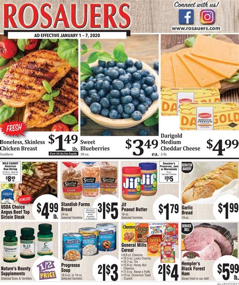 Monthly & Weekly Ads Check here for the best monthly deals, coupons and recipes. . Rosauers weekly ad